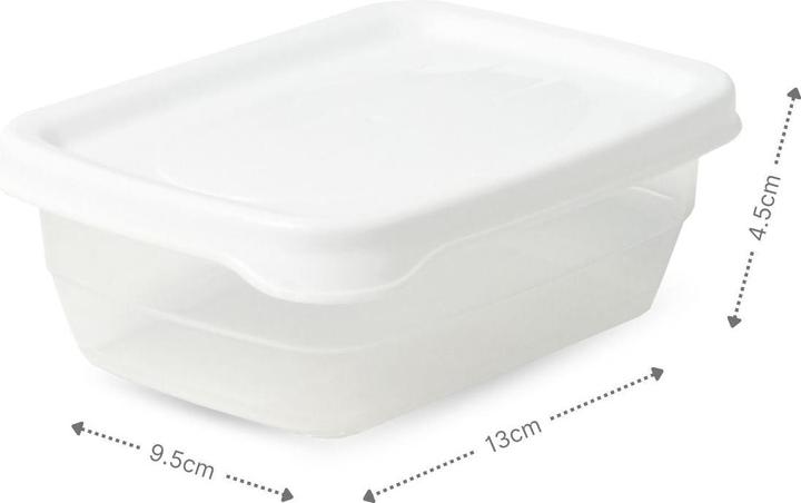 Immagine prodotto Hobby 3er-Set Aufbewahrungsdosen Frischhaltedosen Vorratsdosen Stapeldosen (0.30 l)