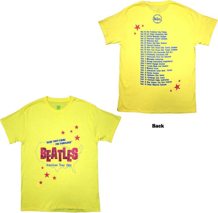 The Beatles American Tour 64 Back Print