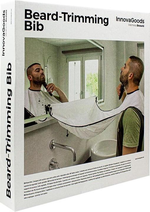 Image du produit InnovaGoods Chiffon à barbe avec ventouses Bibdy