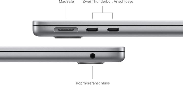Productafbeelding Apple MacBook Air - 2024 (13.60", M3, 8 GB, 256 GB, NL)