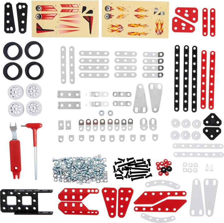 Image du produit Meccano 10-Modeles Vehicules de course 225 pcs. (21201)