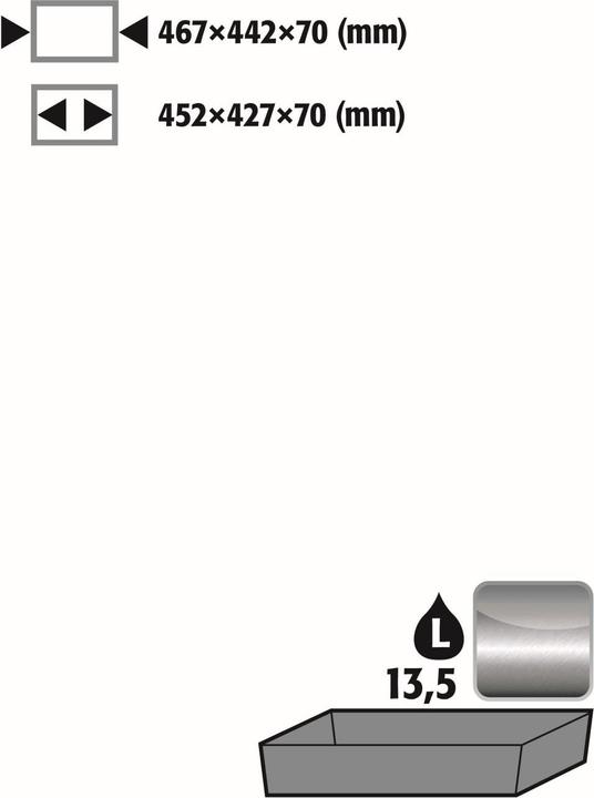 asecos Stawa-R floor drip tray for safety storage cabinets in the UB90 series