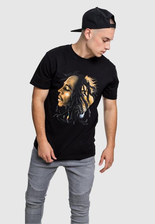 Image du produit Mister Tee Bob Marley Lion Face Tee (S)