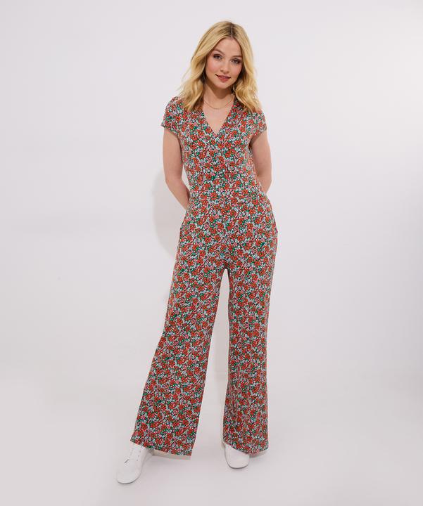 Produktbild Joe Browns Petite Floral V-Neck Jersey Pocket Jumpsuit (46)