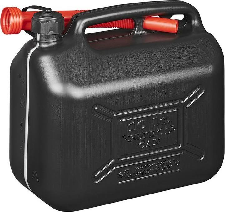 ProPlus Benzinkanister 10L Kunststoff schwarz UN-geprüft