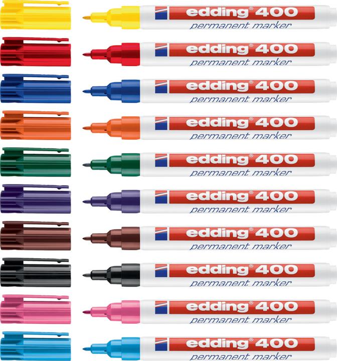 Produktbild Edding 400 (Rot, 1 mm, 1 x)