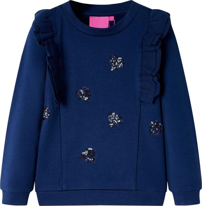 Immagine prodotto VidaXL Felpa da bambino blu navy 116,Materiale: 95% cotone. 5 (116)