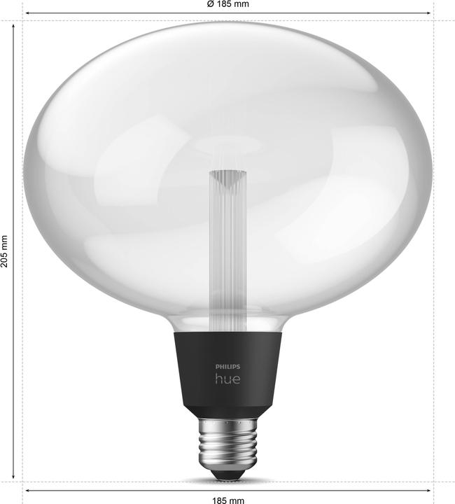 Actual product image Philips Hue Ellipse (E27, 6.50 W, 500 lm, 1 x, G)