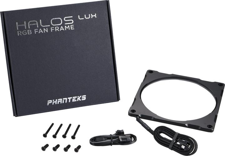 Actual product image Phanteks Halos Lux 140mm frame, RGB LED