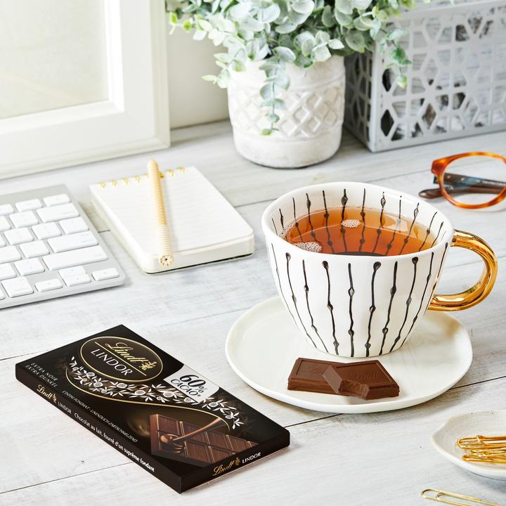 Produktbild Lindt Lindor Dunkel 60% Cacao Tafelschokolade (100 g)