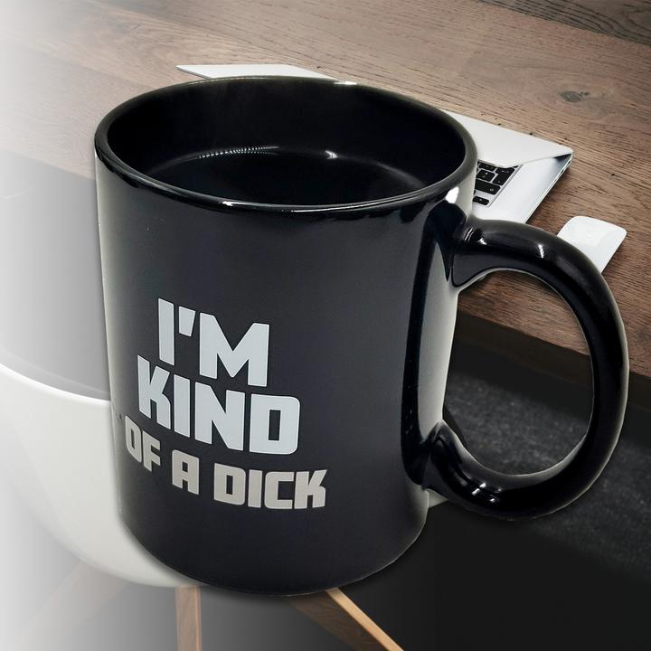 Image du produit Mad Monkey Tasse Kind of a Dick avec changement de couleur par la chaleur (300 ml, 1 x)
