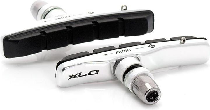 XLC BS-V02 Cartridge V-Brake Bremsschuhe (Universal, Gummi)