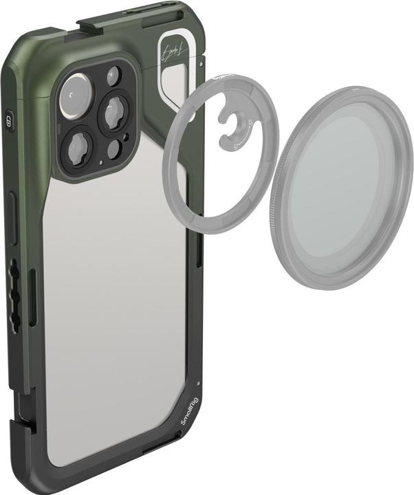 Image du produit SmallRig x Brandon Li Cage vidéo mobile pour iPhone 15 Pro Max Co-design Edition 4473 (Cage)