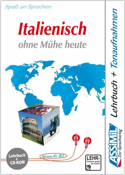 Immagine prodotto Italienisch ohne Mühe heute. Multimedia-PC. Lehrbuch und CD-ROM für Win 98 / ME / 2000 (Tedesco, Italiano, Assimil, 2005)