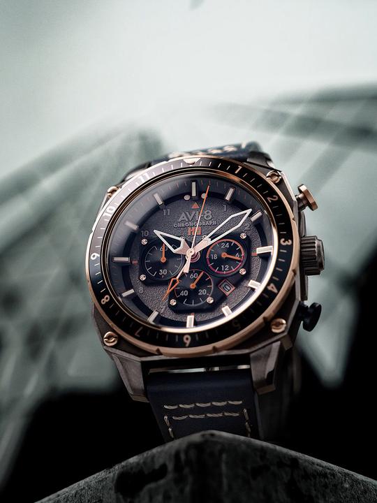 Image du produit AVI-8 AV-4100-07 Hawker Hunter Dual Time (Chronographe)