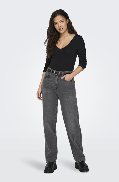 Actual product image Only Straight cut medium waist jeans Straight fit jeans (W27/L32)