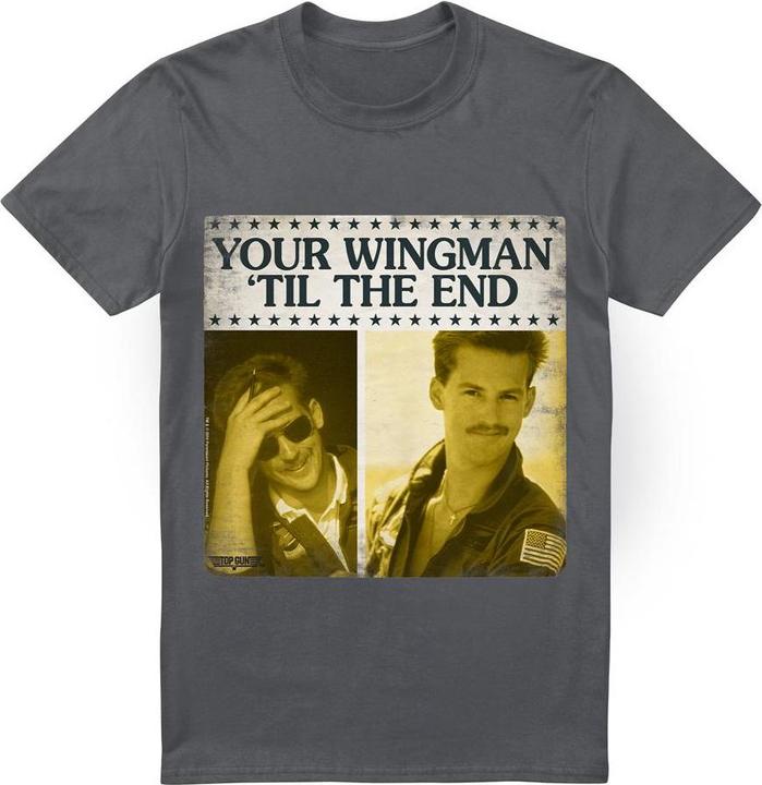 Actual product image Top Gun Mens Til The End T-Shirt (M)