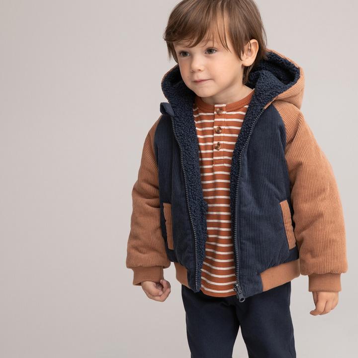 Actual product image La Redoute Collections Winter jacket with hood (74)
