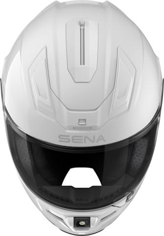 Actual product image Sena PHANTOM - Smart Motorrad-Integralhelm (ECE22.06) - weiss glanz (XXL) (XXL)