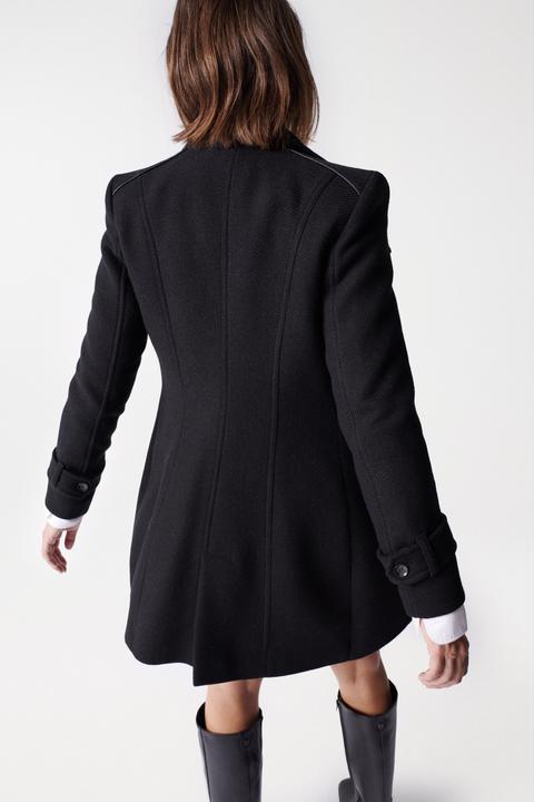 Actual product image Salsa Jeans Jackets Grace Long Woolen Coat (XL)