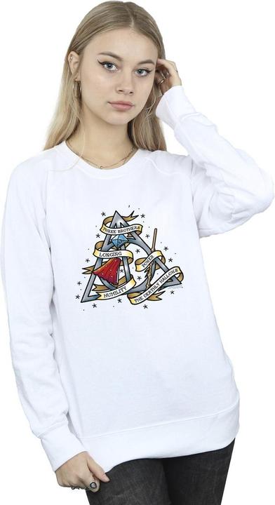 Actual product image Womens/Ladies The Deathly Hallows Sweatshirt (XXL)