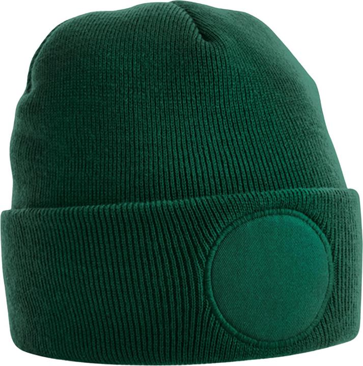 Actual product image Beechfield Unisex Circular Patch Cuffed Beanie