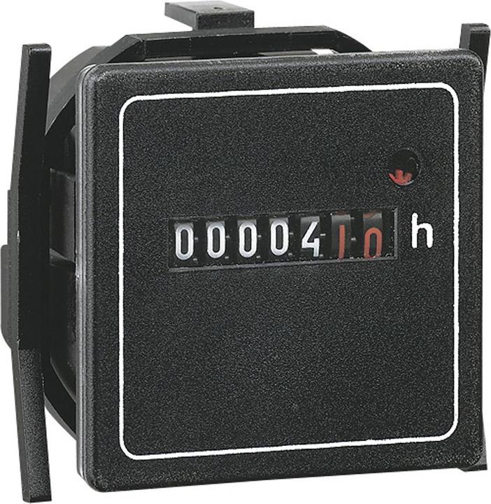Actual product image Legrand Operating hours counter 230V 49555 Front panel mounting IP40 50HZ