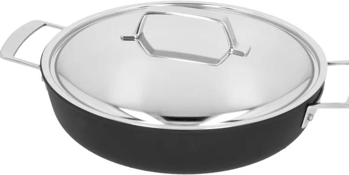 Image du produit Demeyere Alu Pro Kochtopf nieder mit Edelstahldeckel Ø28cm 2lt h:7cm (28 cm, Casserole, Aluminium, Acier inoxydable)