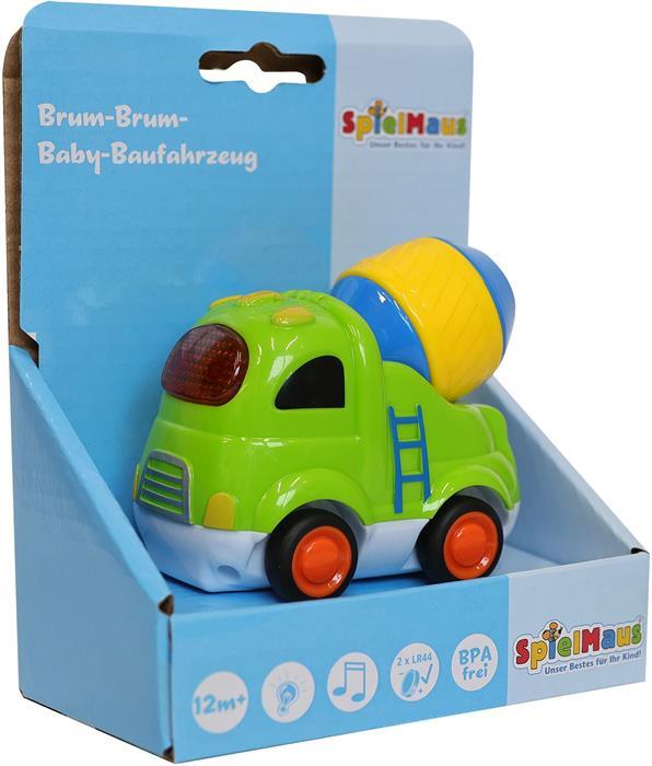 Immagine prodotto Spielmaus Baby Brum Brum Baufahrzeuge, 3-fach assortiert