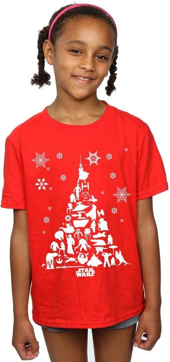 Immagine prodotto Star Wars Christmas Tree Maglietta Ragazze (128)