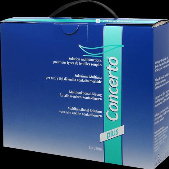 Produktbild Cooper Vision Concerto Plus 3x360ml Pflegemittel für weiche Kontaktlinsen