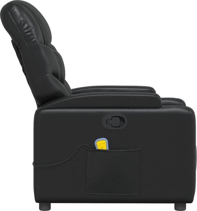 Produktbild VidaXL Massagesessel Schwarz Kunstleder,Farbe: Schwarz,Material