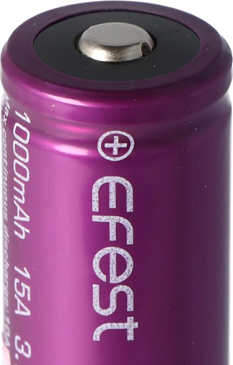 Produktbild Efest Akku Purple IMR18500 - (Button Top, ungeschützt) (1 Stk., 18500, 1000 mAh)