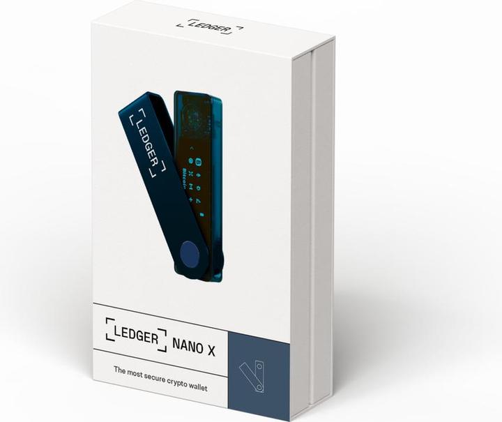 Actual product image Ledger Nano X - Sapphire Blue (Bitcoin, Others, Ethereum Classic)