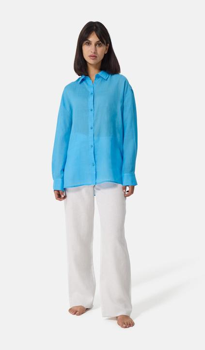 Image du produit Cash-Mere Chemisier Ramie style oversize (L)