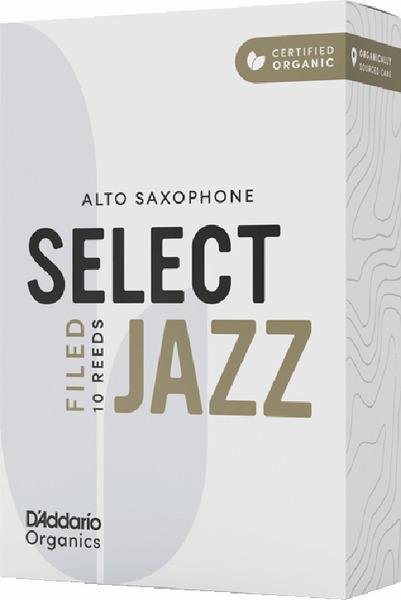 Actual product image D'Addario Filed Organic Select Jazz for Alto Sax
