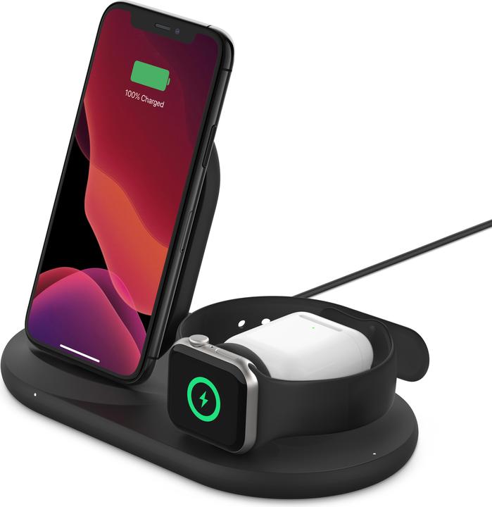 Immagine prodotto Belkin BoostCharge 3-in-1 Ladestation (7.50 W)