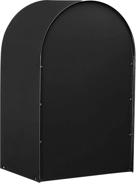 Produktbild Burg Wächter Briefkasten Stahl verzinkt BxHxT 475/300/222 mm Nordic 680 schwarz mit Öffnungsstopp