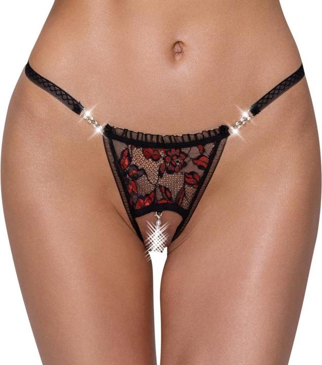 Actual product image Cottelli Collection Crotchless Riostring (S/M)