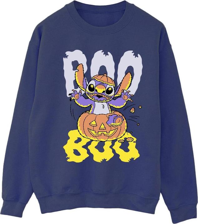 Actual product image Lilo & Stitch Womens/Ladies Boo Pumpkin Sweatshirt (3XL)