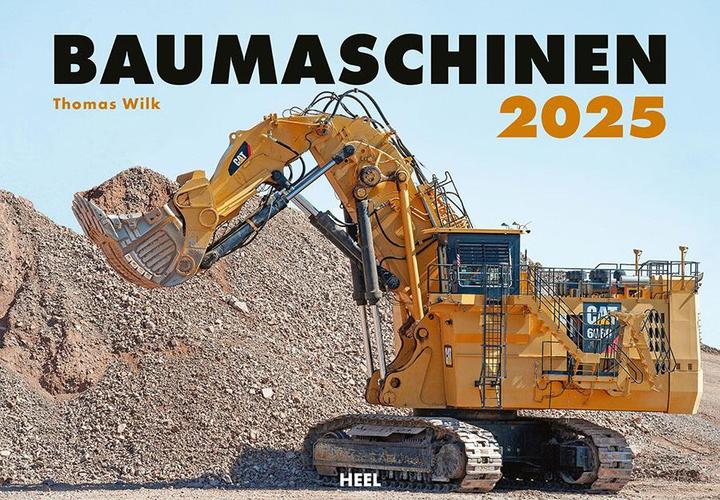 Baumaschinen Kalender 2025 (Deutsch)