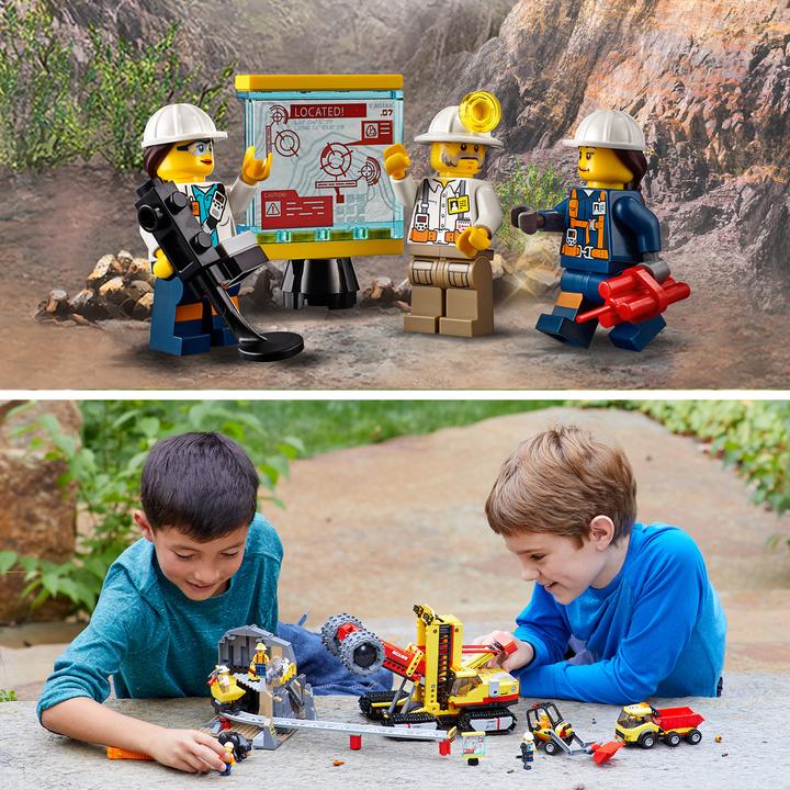 Image du produit LEGO Des professionnels de l'exploitation minière sur le site d'extraction (60188, LEGO City)