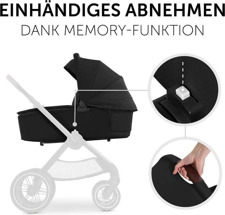 Produktbild Hauck 3in1 Kinderwagen-Set Walk N Care Air Trio Kinderwagen 3 in 1