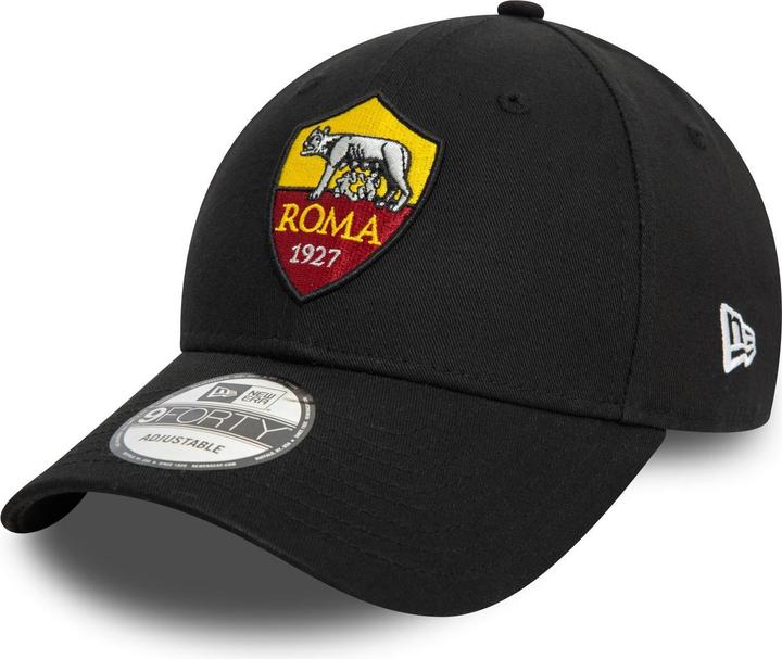New Era 9Forty Strapback Cap - AS Roma schwarz