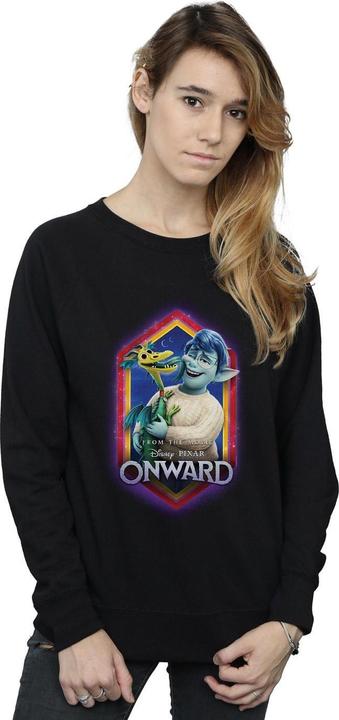 Actual product image Disney Womens/Ladies Onward Laurel And Blazey Crest Sweatshirt (XL)