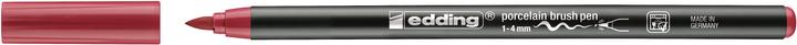 Image du produit Edding Crayon à peinture pour porcelaine Brushpen (Carmin, 4 mm, 1 x)