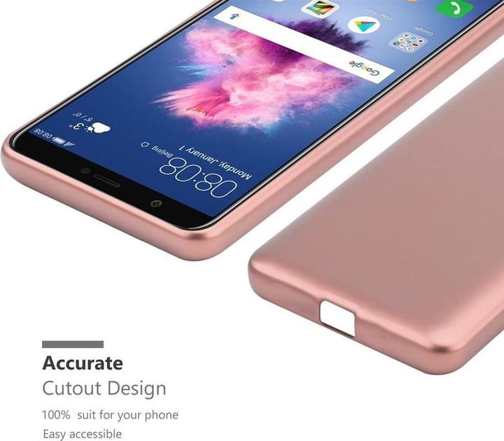 Image du produit Cadorabo Couverture métallique mate TPU (Huawei P Smart (2018), Huawei Enjoy 7S)