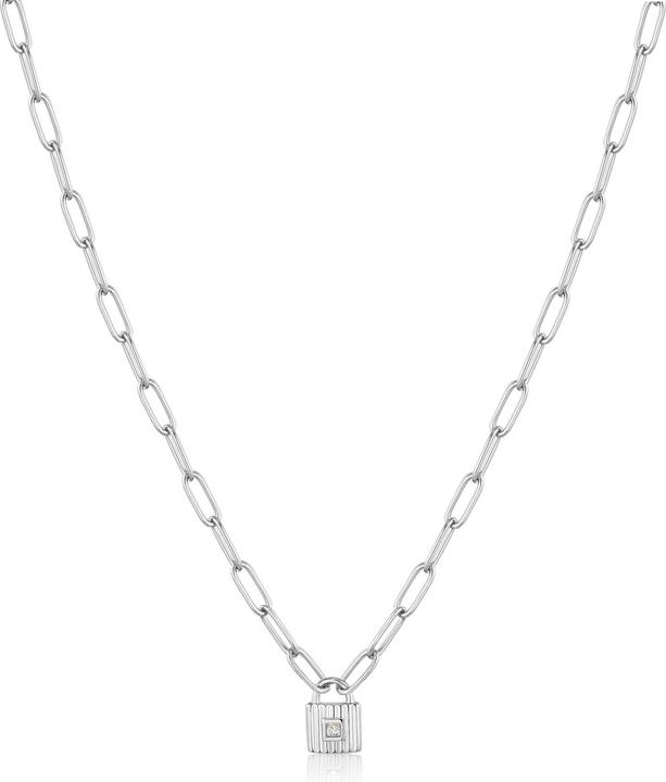 Immagine prodotto Ania Haie Collana d'argento con lucchetto grosso (Argento 925, 40 - 45 cm)