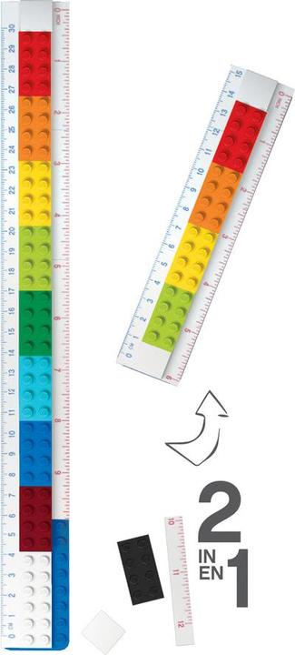 Actual product image LEGO Ruler with Minifigure (300 mm)