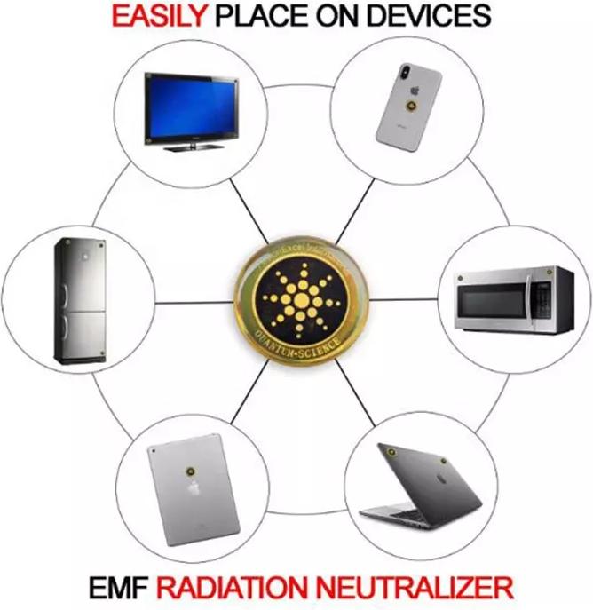 Image du produit PhoneLook Set de 6 pastilles patch autocollant anti-ondes et antiradiations pour téléphone